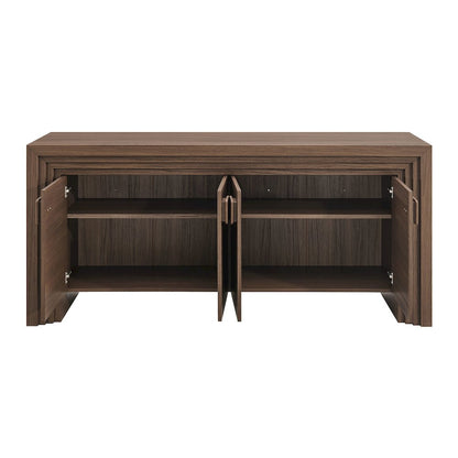 Olney 4-Door Fluted Sideboard - Walnut