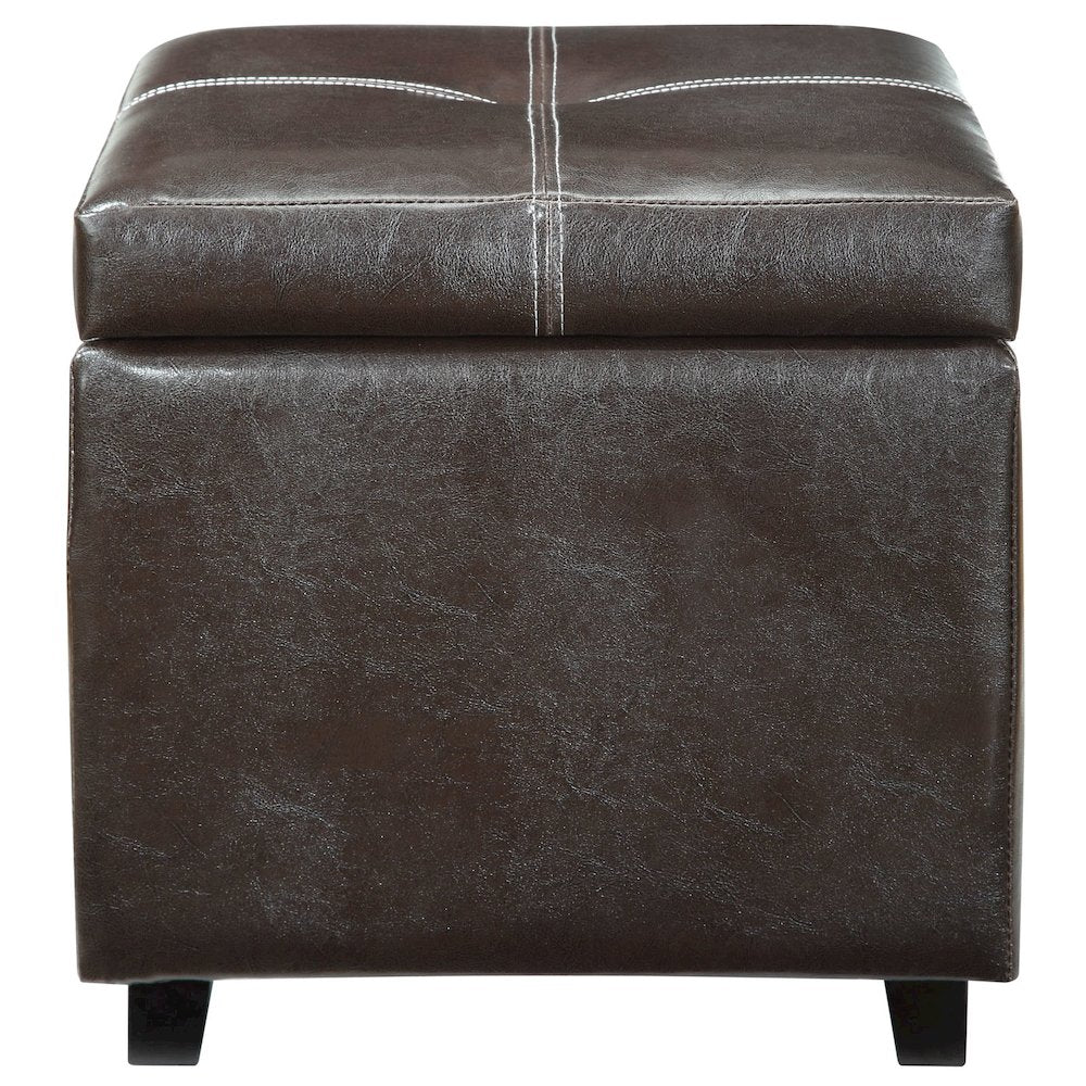 Treasure Upholstered Vinyl Ottoman