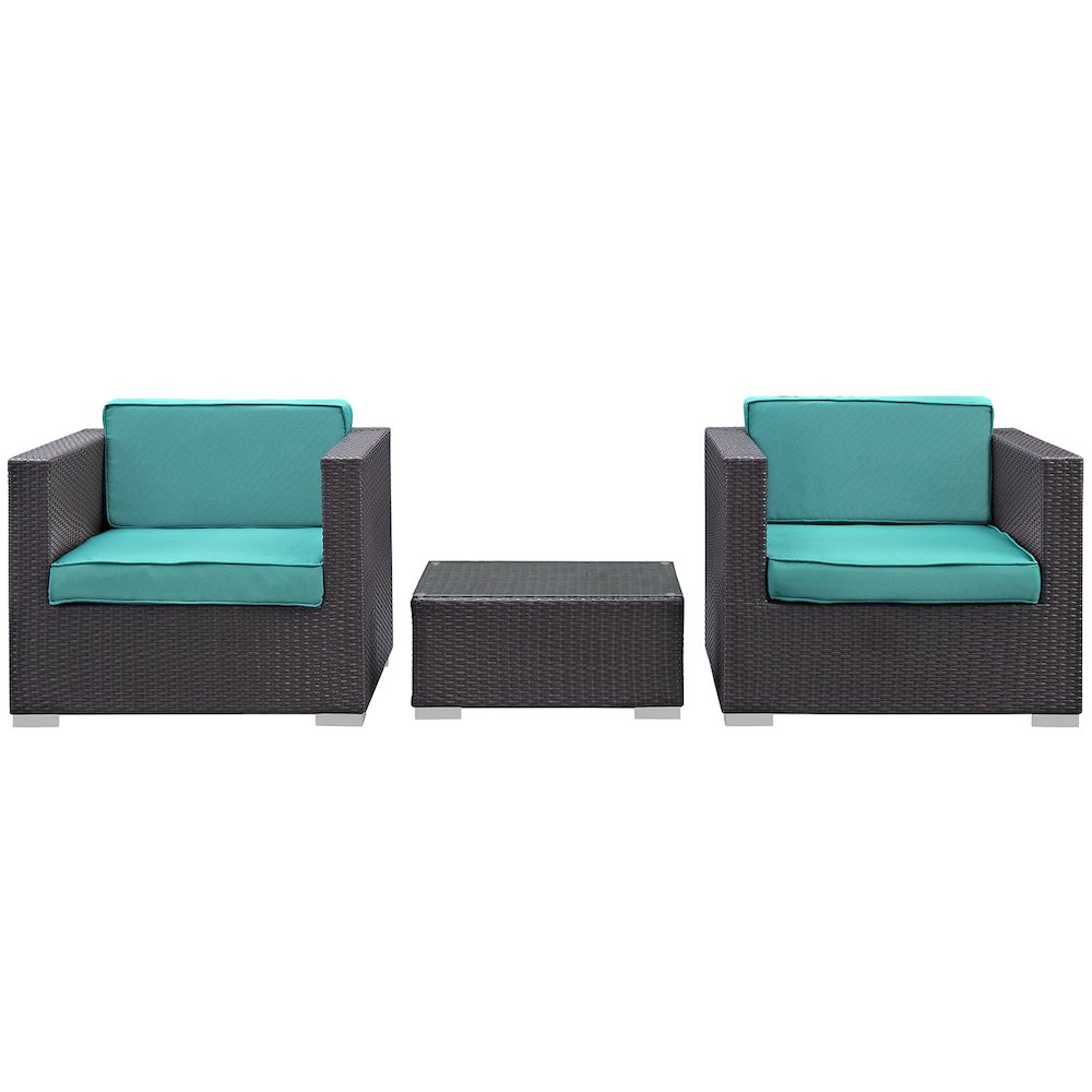 Burrow 3 Piece Outdoor Patio Sofa Set