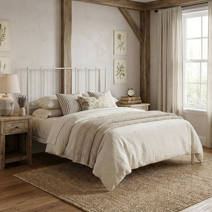Metal Stainless Steel Full Headboard with Durable Design and Sleek Finish