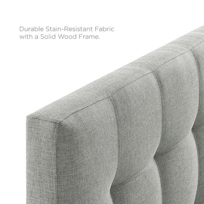 Lily Upholstered Fabric Queen Headboard