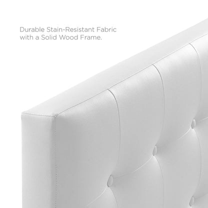 Lily Upholstered Vinyl King Headboard
