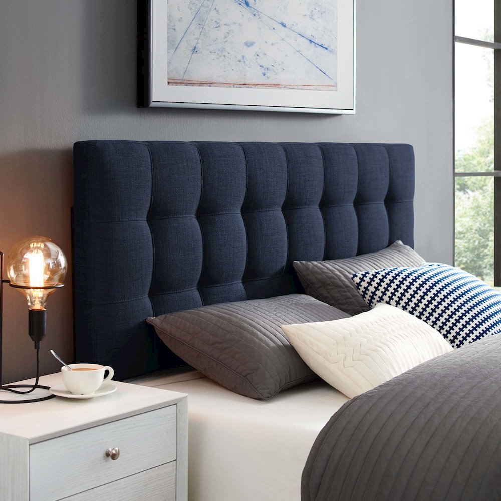 Lily Upholstered Fabric Full Headboard