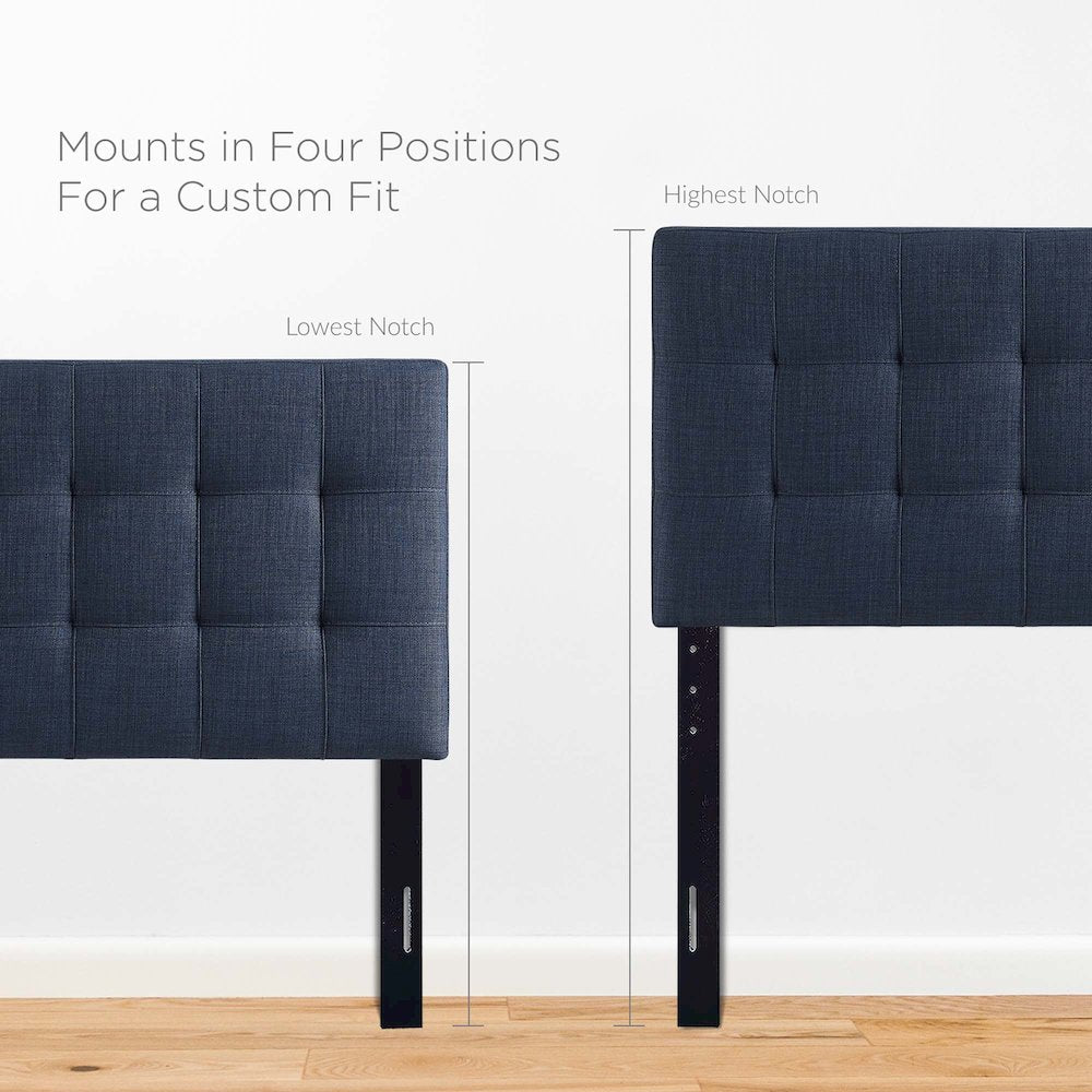 Lily Upholstered Fabric Twin Headboard