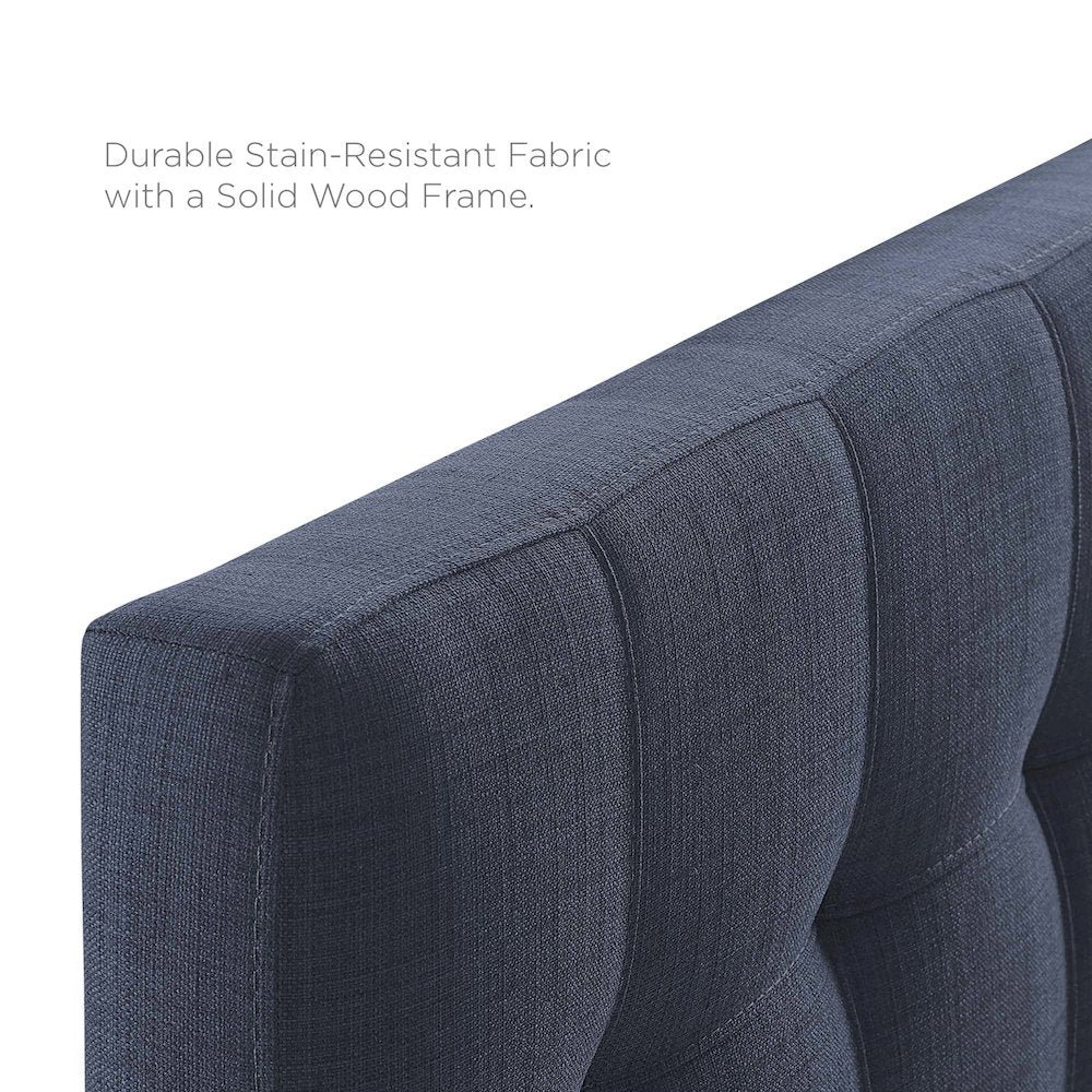 Lily Upholstered Fabric Twin Headboard