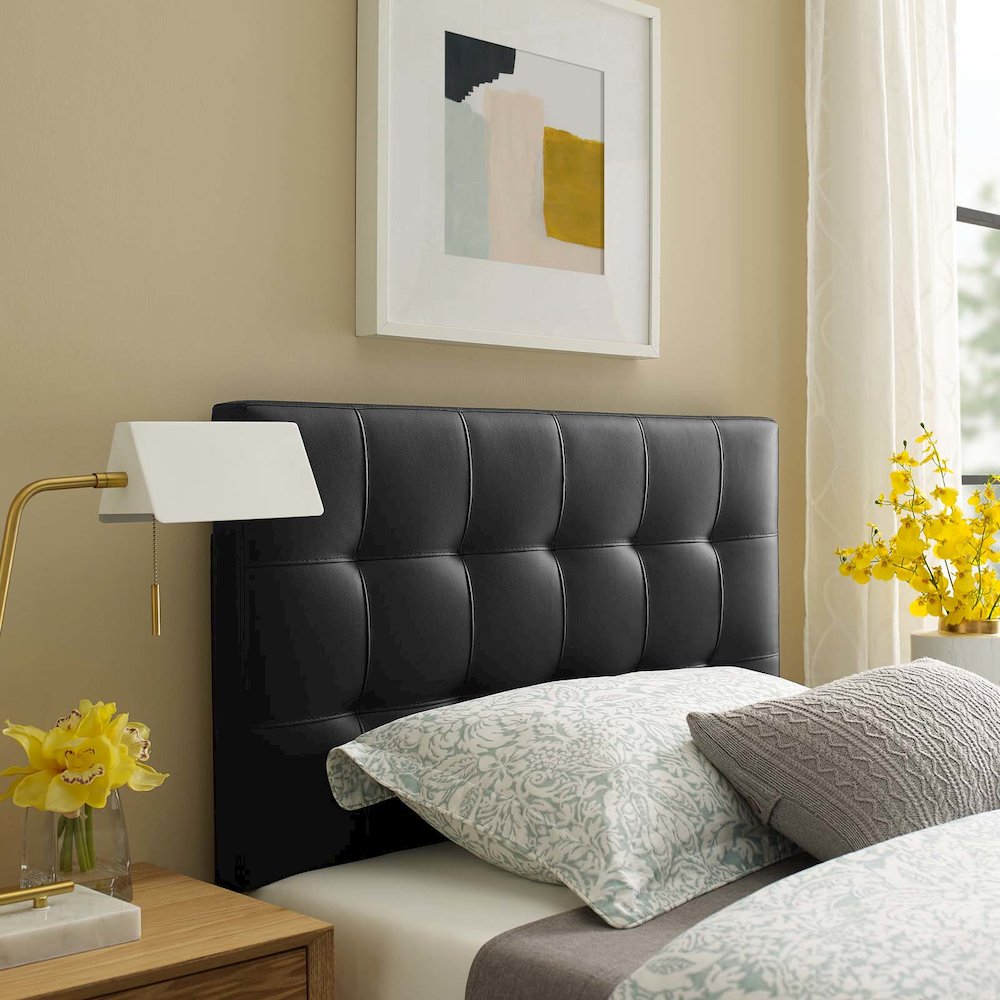 Lily Upholstered Vinyl Twin Headboard