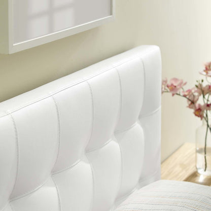 Lily Upholstered Vinyl Twin Headboard