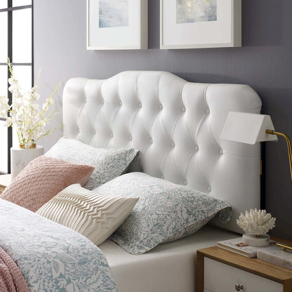 Annabel Upholstered Vinyl King Headboard