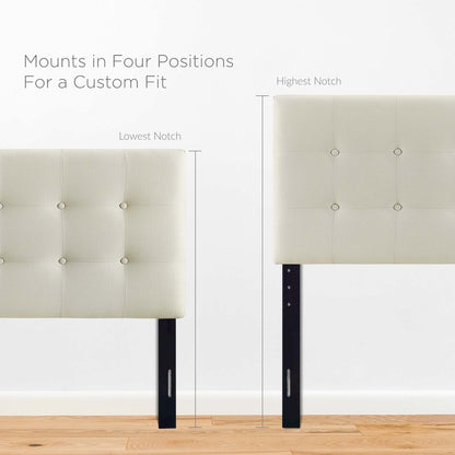 Emily Upholstered Fabric Full Headboard
