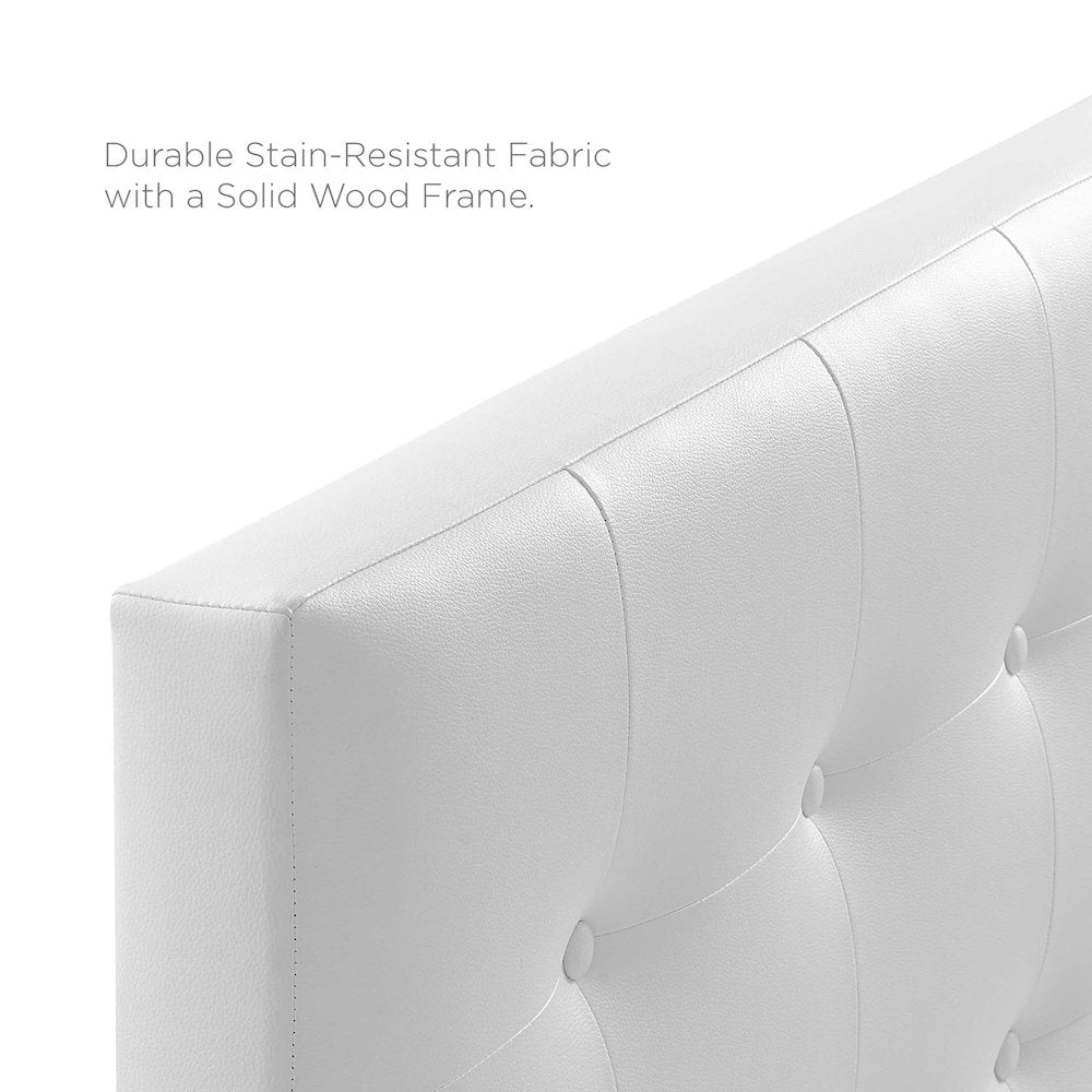 Emily Upholstered Vinyl Full Headboard