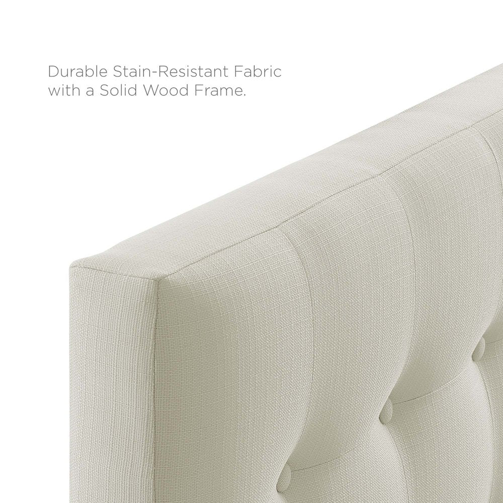 Emily Upholstered Fabric Twin Headboard
