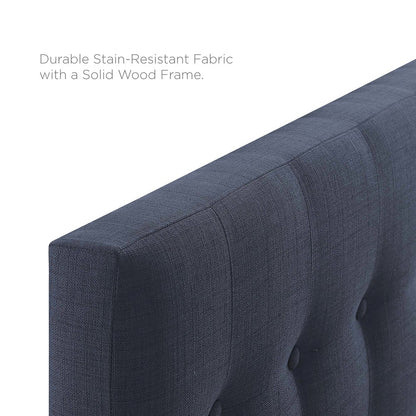 Emily Upholstered Fabric Twin Headboard