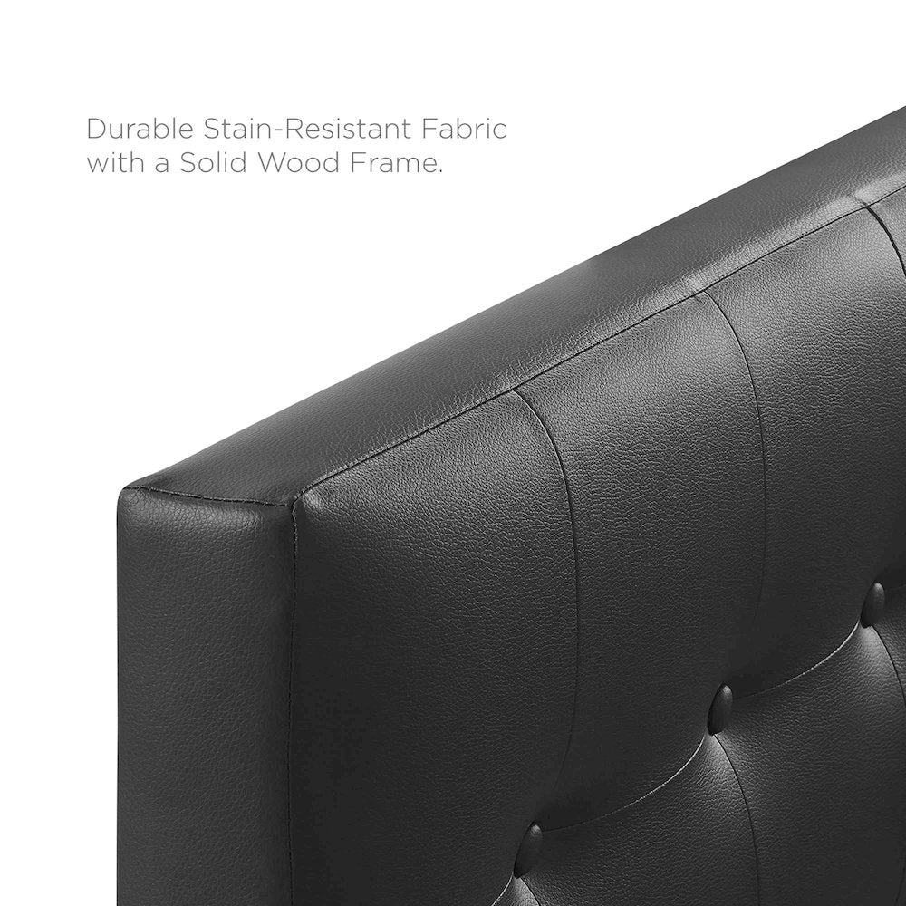 Emily Upholstered Vinyl Twin Headboard