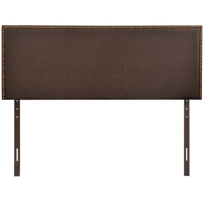 Region Nailhead Upholstered Queen Headboard