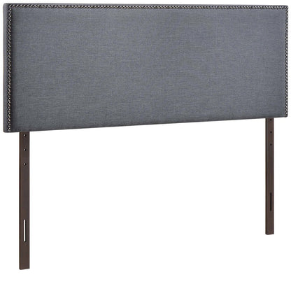 Region Nailhead Upholstered Queen Headboard