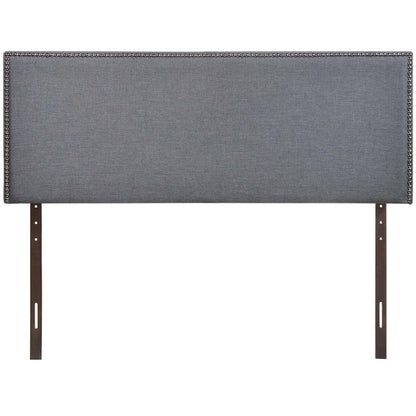 Region Nailhead Upholstered Queen Headboard