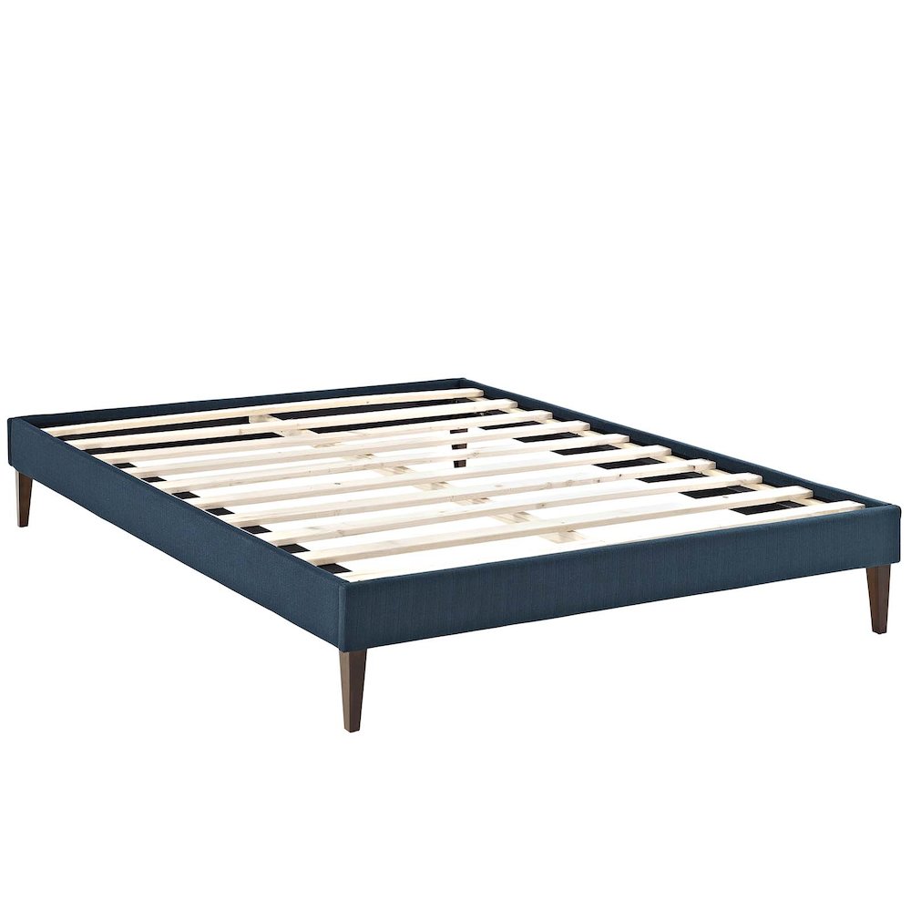 Sharon Fabric Full Bed Frame with Squared Tapered Legs