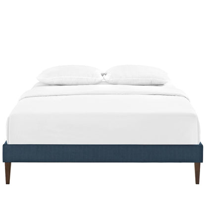 Sharon Fabric Full Bed Frame with Squared Tapered Legs