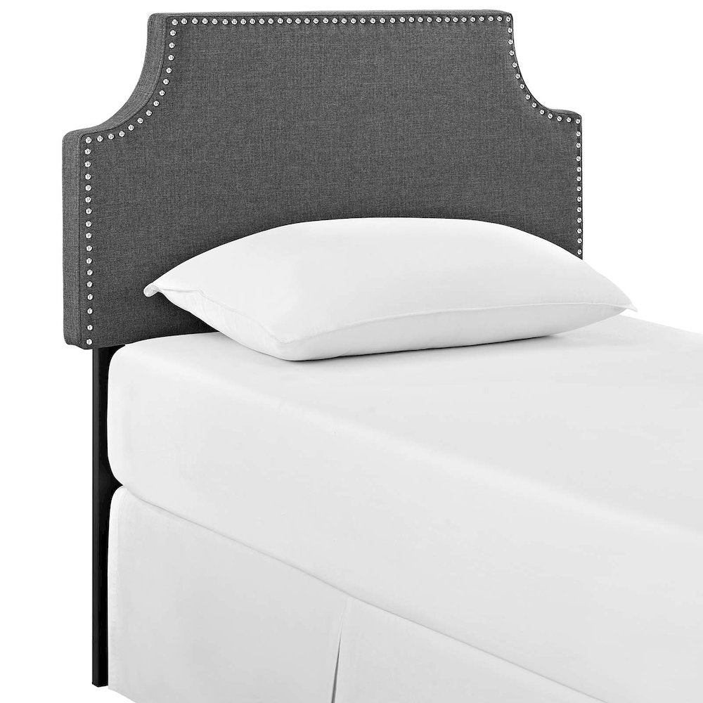 Laura Upholstered Fabric Twin Headboard
