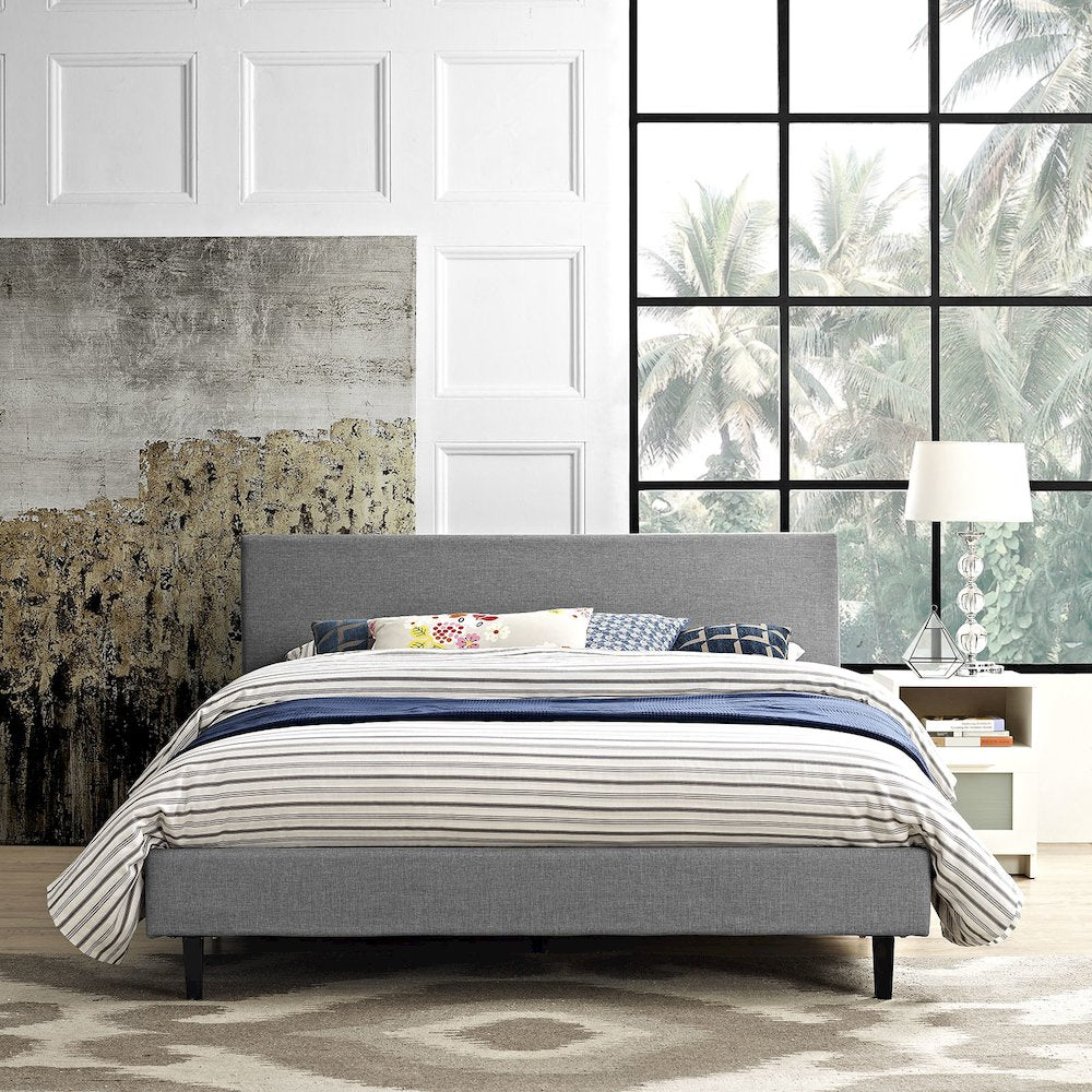 Anya Fabric Queen Bed