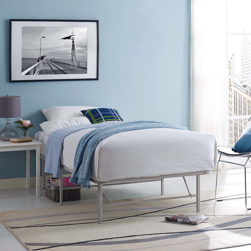 Horizon Stainless Steel Twin Bed Frame