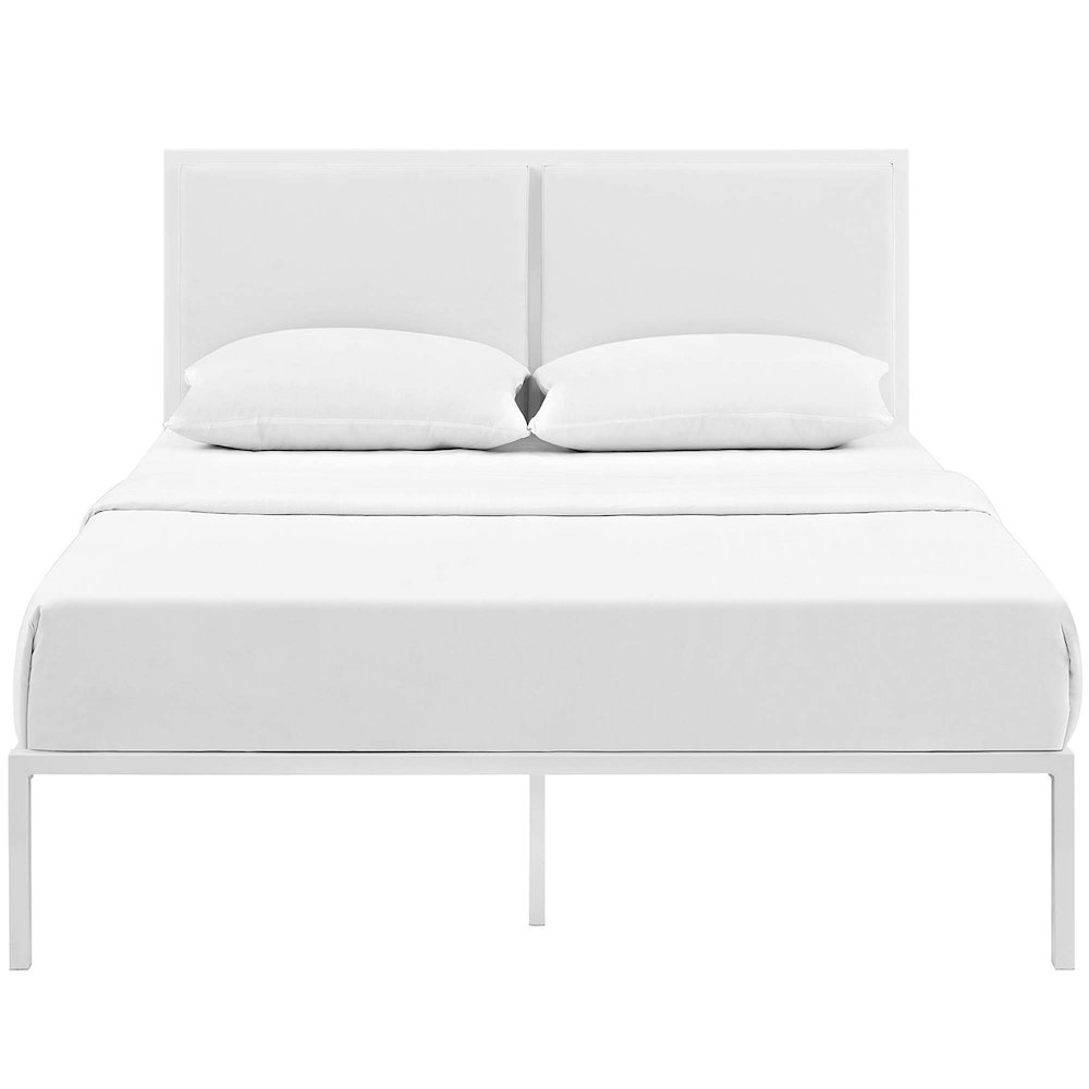 Della Vinyl King Bed