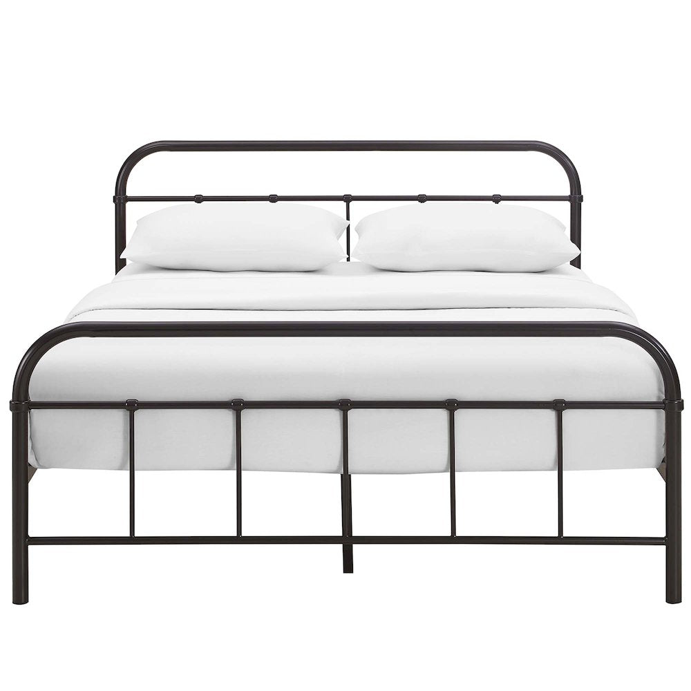 Maisie Stainless Steel Queen Bed Frame