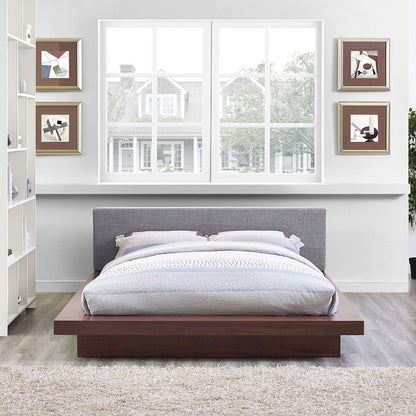 Freja Fabric Queen Platform Bed