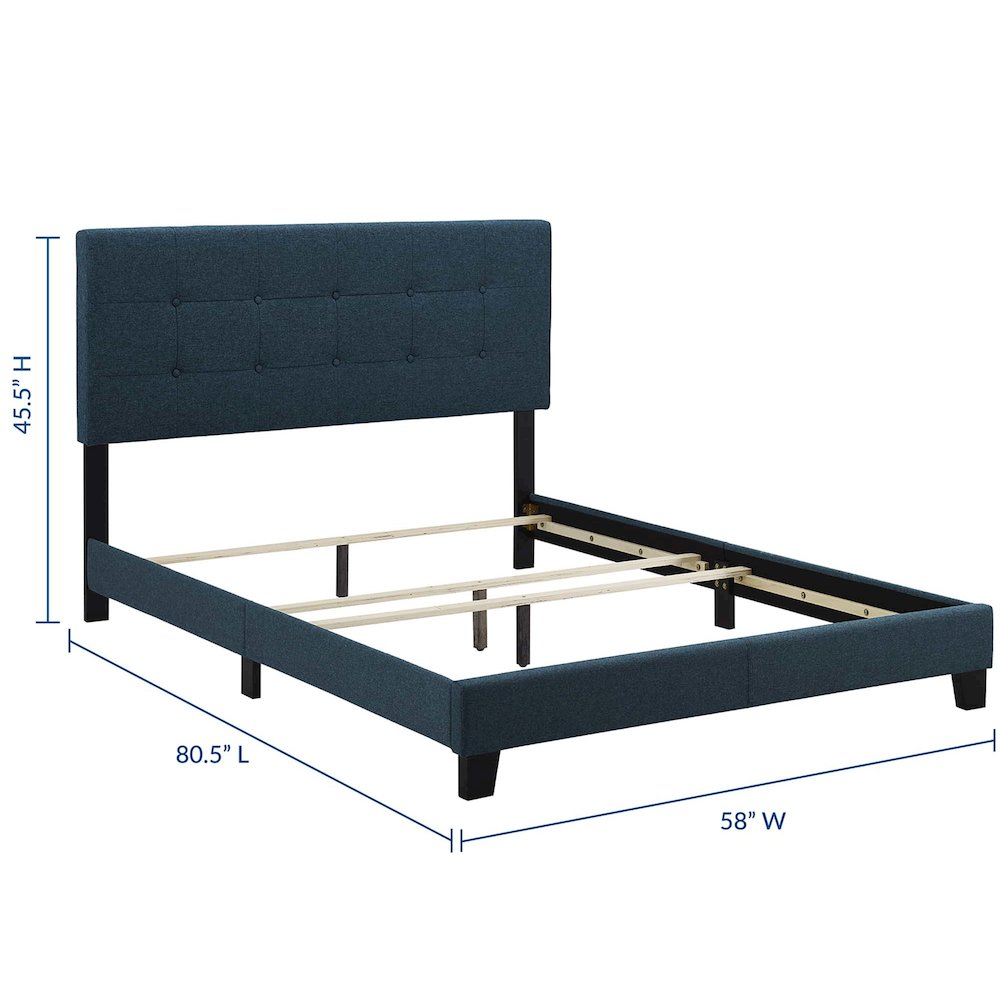 Amira Upholstered Fabric Full Bed