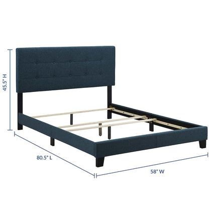 Amira Upholstered Fabric Full Bed