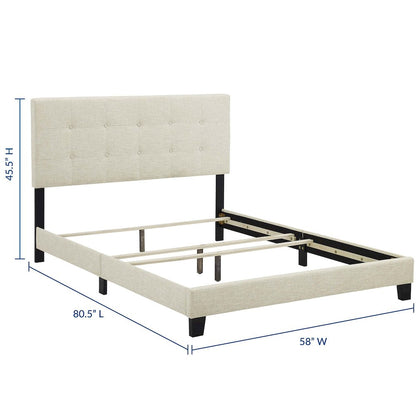 Amira Upholstered Fabric Full Bed