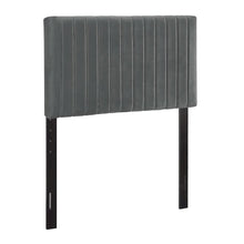 Keira Performance Velvet Twin Headboard - Gray