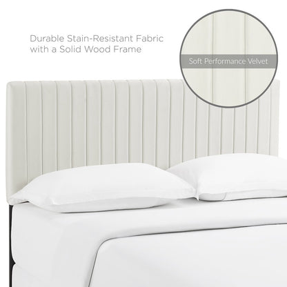Keira Performance Velvet King/California King Headboard