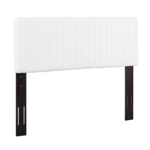 Keira Faux Leather King/California King Headboard - White
