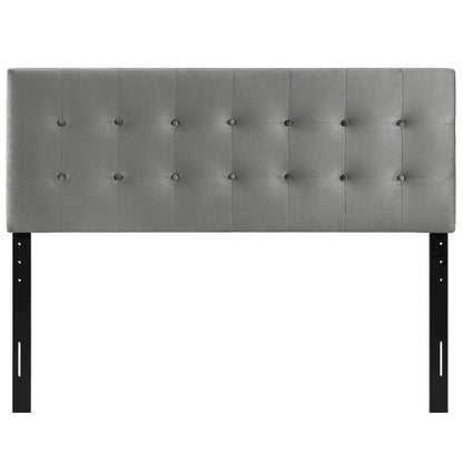 Emily Biscuit Tufted Performance Velvet Full Headboard