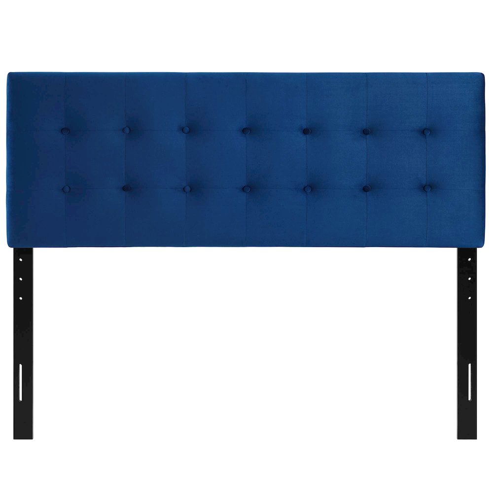 Emily Biscuit Tufted Performance Velvet Full Headboard