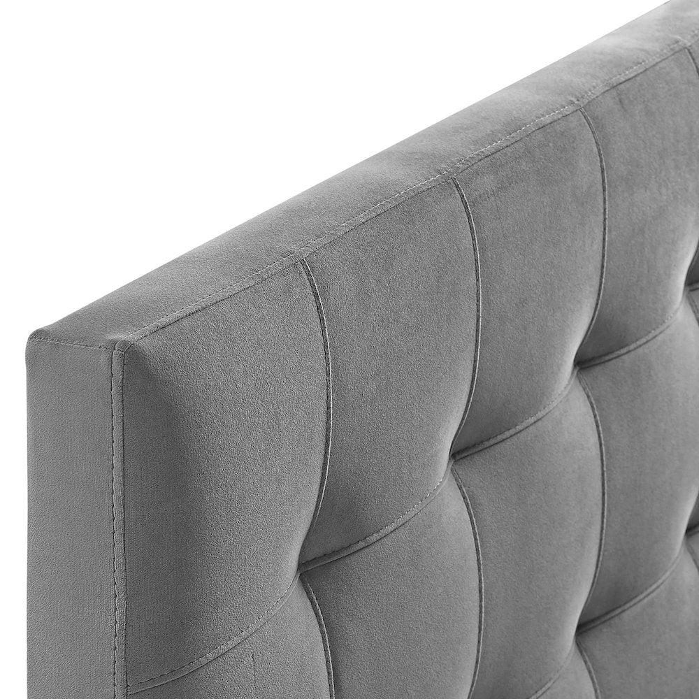 Lily Biscuit Tufted Performance Velvet Queen Headboard