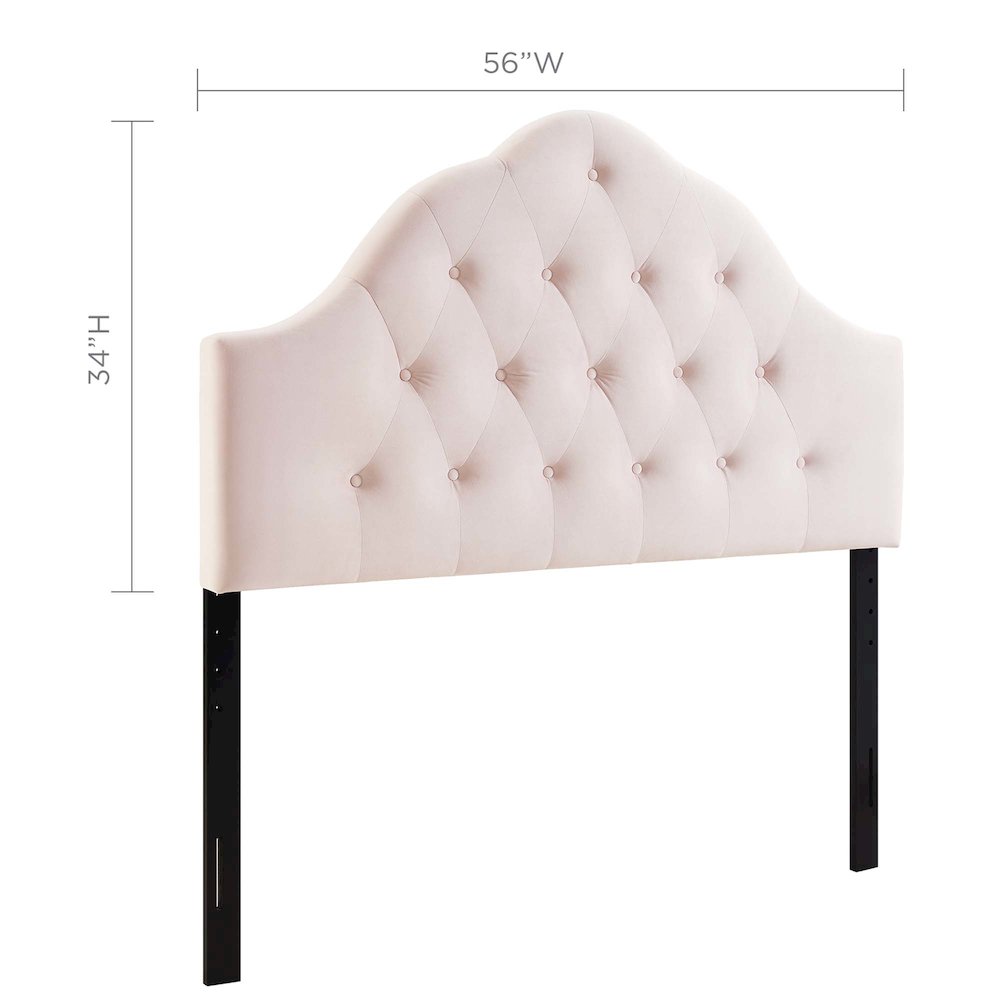 Sovereign Diamond Tufted Performance Velvet Full Headboard