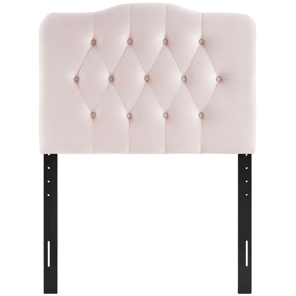 Annabel Diamond Tufted Performance Velvet Twin Headboard
