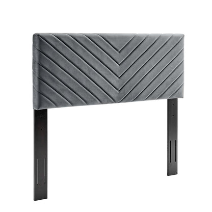 Angular Channel Tufted Performance Velvet King / California King Headboard