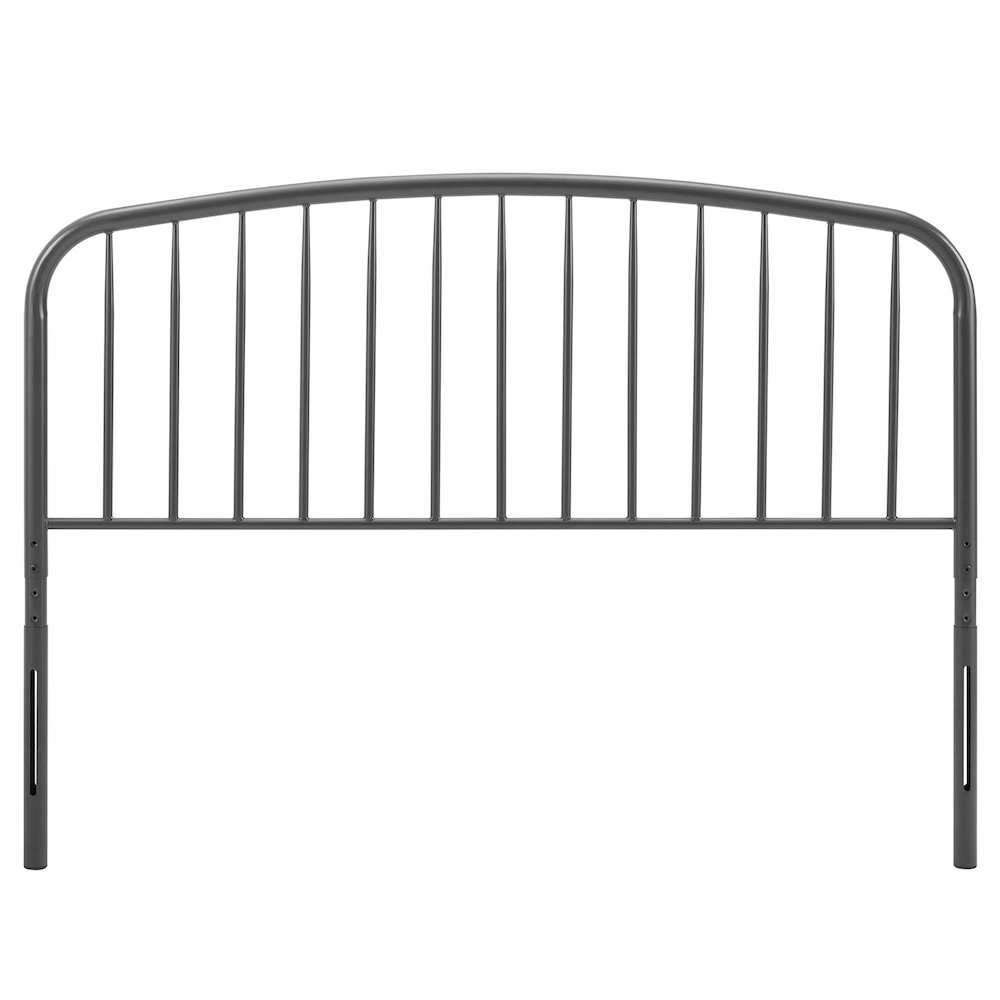 Nova Metal Twin Headboard - Gray