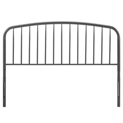 Nova Metal Twin Headboard - Gray