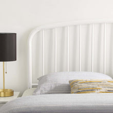 Nova Metal Twin Headboard - White