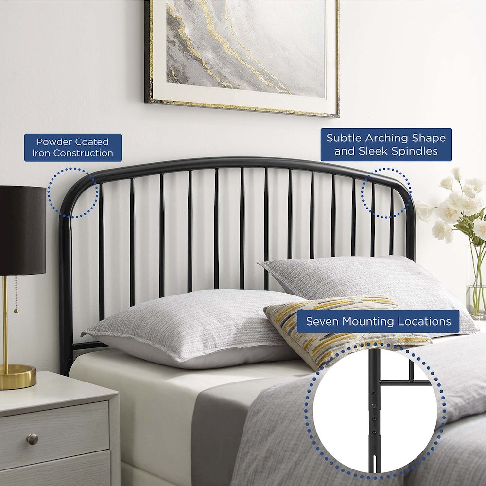Nova Metal King Headboard