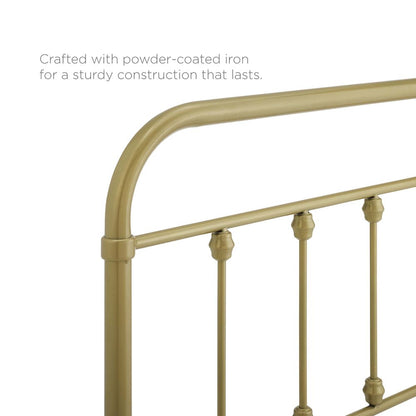 Sage Metal King Headboard