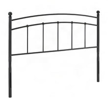 Metal King Size Headboard Only, Free Standing with Arched Frame, Black