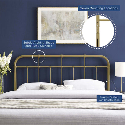 Alessia Metal Twin Headboard
