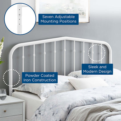 Lennon Metal King Headboard