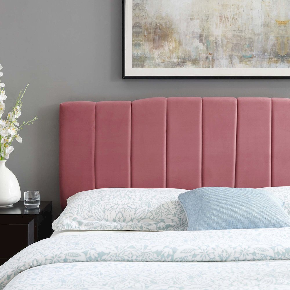 Camilla Channel Tufted Performance Velvet King/California King Headboard