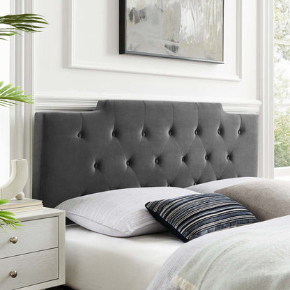 Juliet Tufted Performance Velvet Full/Queen Headboard